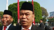Kemenkominfo Ajak Media Kolaborasi Implikasi Narasi Pemilu Damai 2024. (KOMPAS.com/Dian Erika).