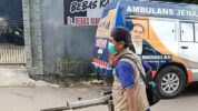 Tekan Penyebaran DBD di Polman, Sahabat Bebas Gencar Lakukan Fogging. (Ist)