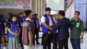 Ketua Pengurus Provinsi (Pengprov) Pertina Sulawesi Selatan (Sulsel) Harpen Reza Ali Melantik dan Mengukuhkan Bos PO Manggala Trans Wandy Sethyanigara