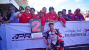 Pebalap ART Raih Podium di Seri Perdana Mandalika Racing Series Kelas NS250cc