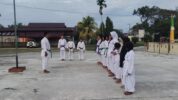 Polsek Mappedeceng Polres Luwu Utara Menggelar Latihan Seni Bela Diri Karate-do Gojukai