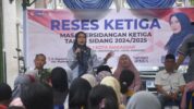 Anggota DPRD Makassar Rezki Saat Reses Ketiga di Kelurahan Buakana, Kecamatan Rappocini, Kota Makassar