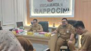 Camat Bersama Sekretaris Camat Rappocini Menerima Kunjungan Panitia Tim Jelajah Sampah